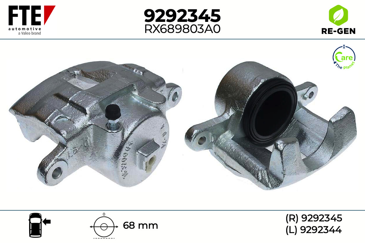 Étrier de frein FTE automotive GmbH ref. 9292345