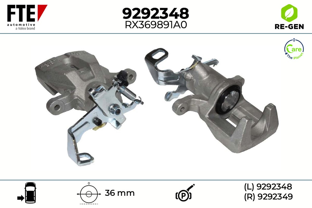 Étrier de frein FTE automotive GmbH 9292348