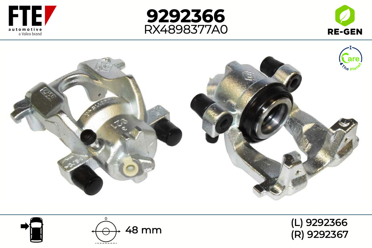 Étrier de frein FTE automotive GmbH ref. 9292366