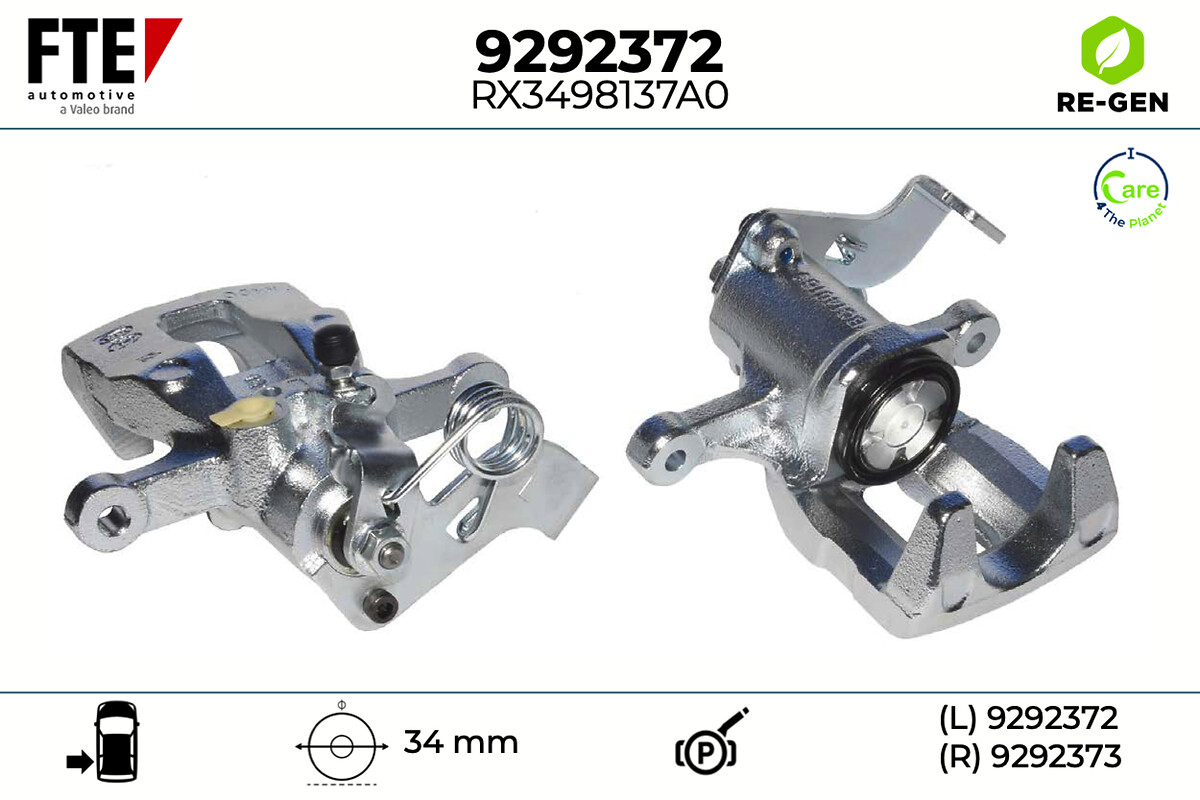 Étrier de frein FTE automotive GmbH ref. 9292372