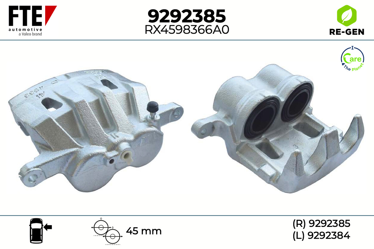 Étrier de frein FTE automotive GmbH ref. 9292385