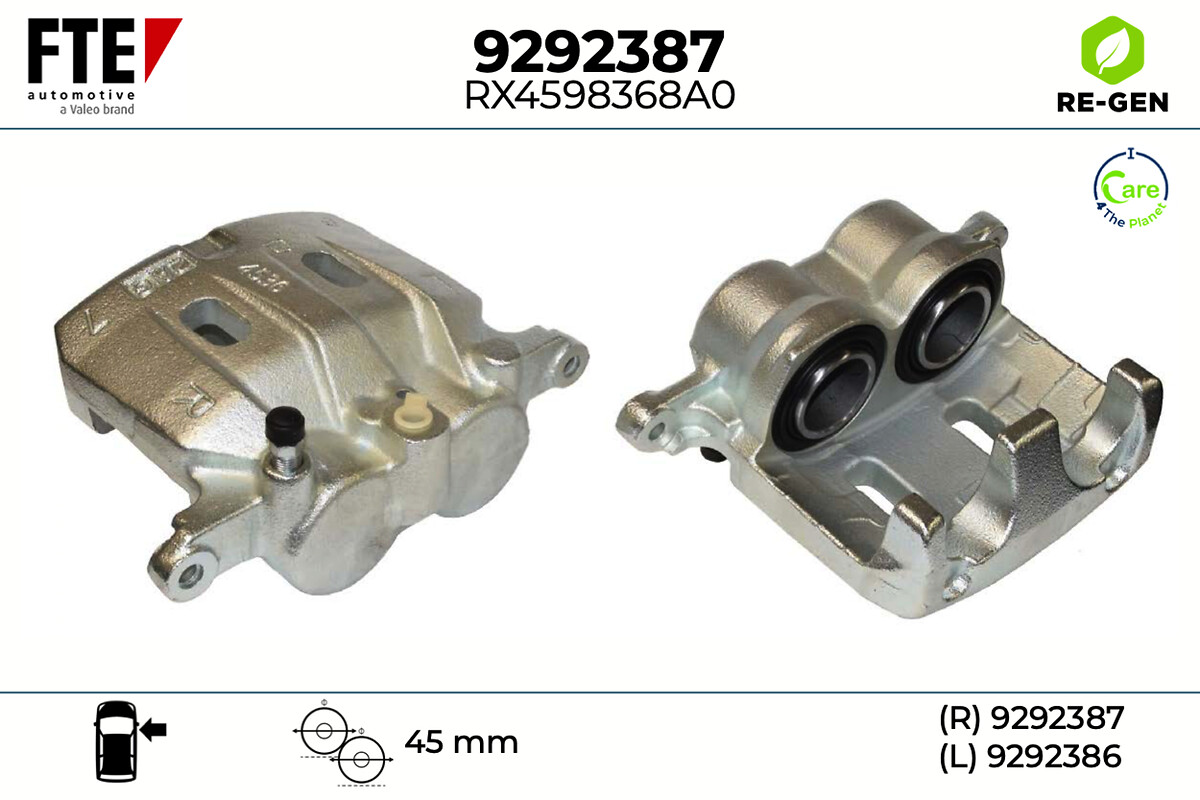 Étrier de frein FTE automotive GmbH ref. 9292387