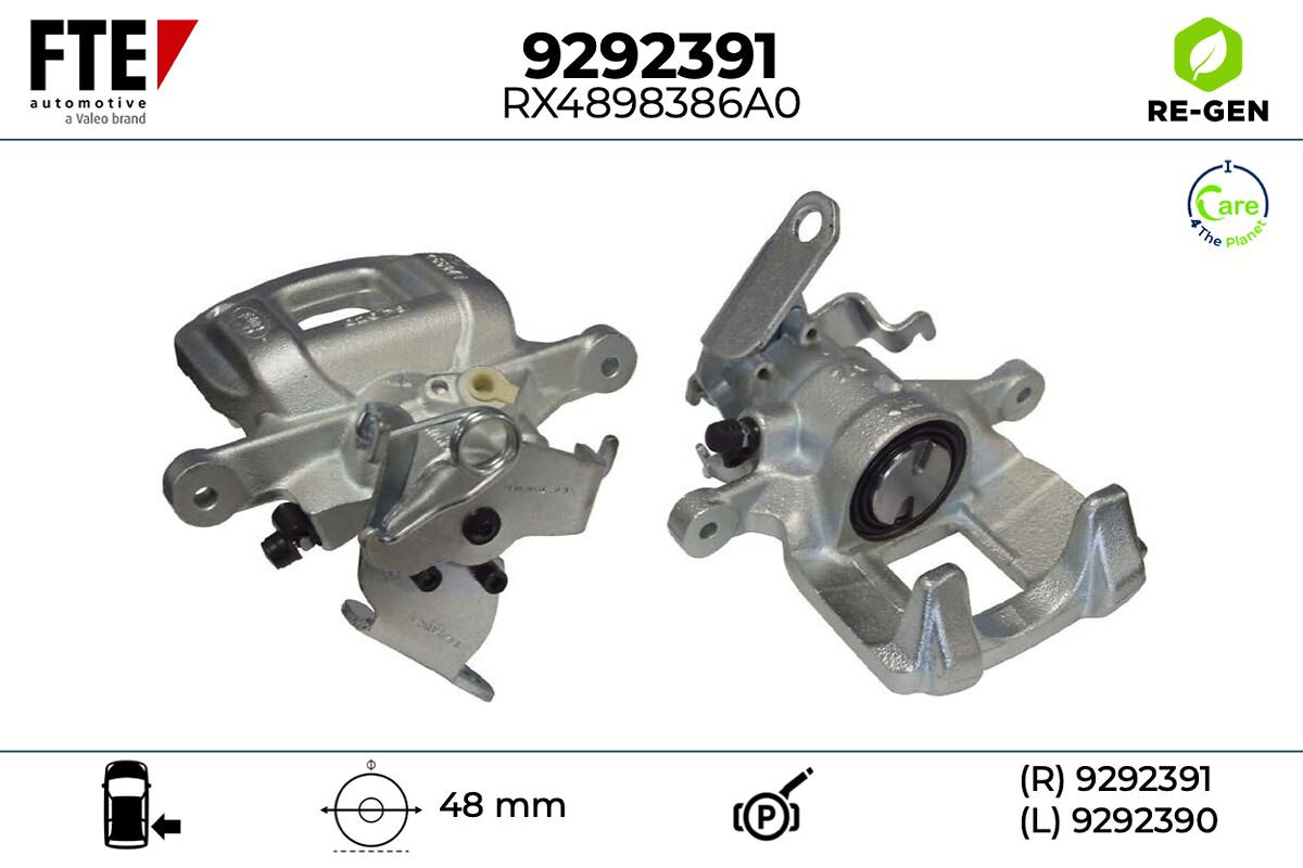 Étrier de frein FTE automotive GmbH ref. 9292391
