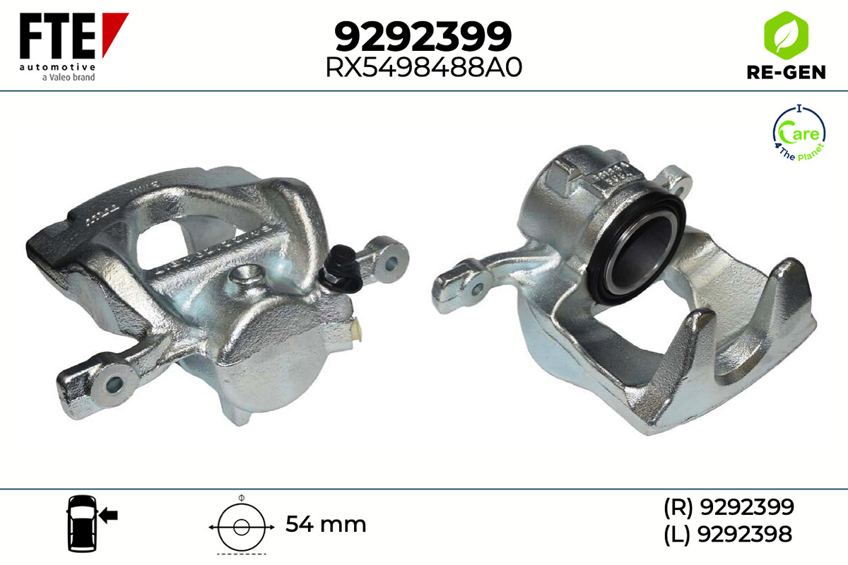 Étrier de frein FTE automotive GmbH ref. 9292399