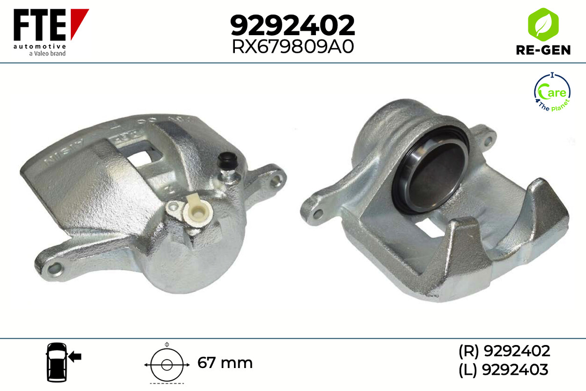 Étrier de frein FTE automotive GmbH ref. 9292402