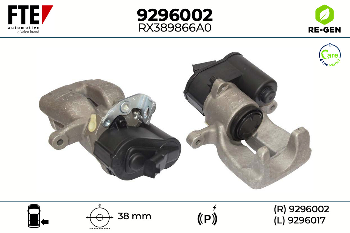 Étrier de frein FTE automotive GmbH ref. 9296002