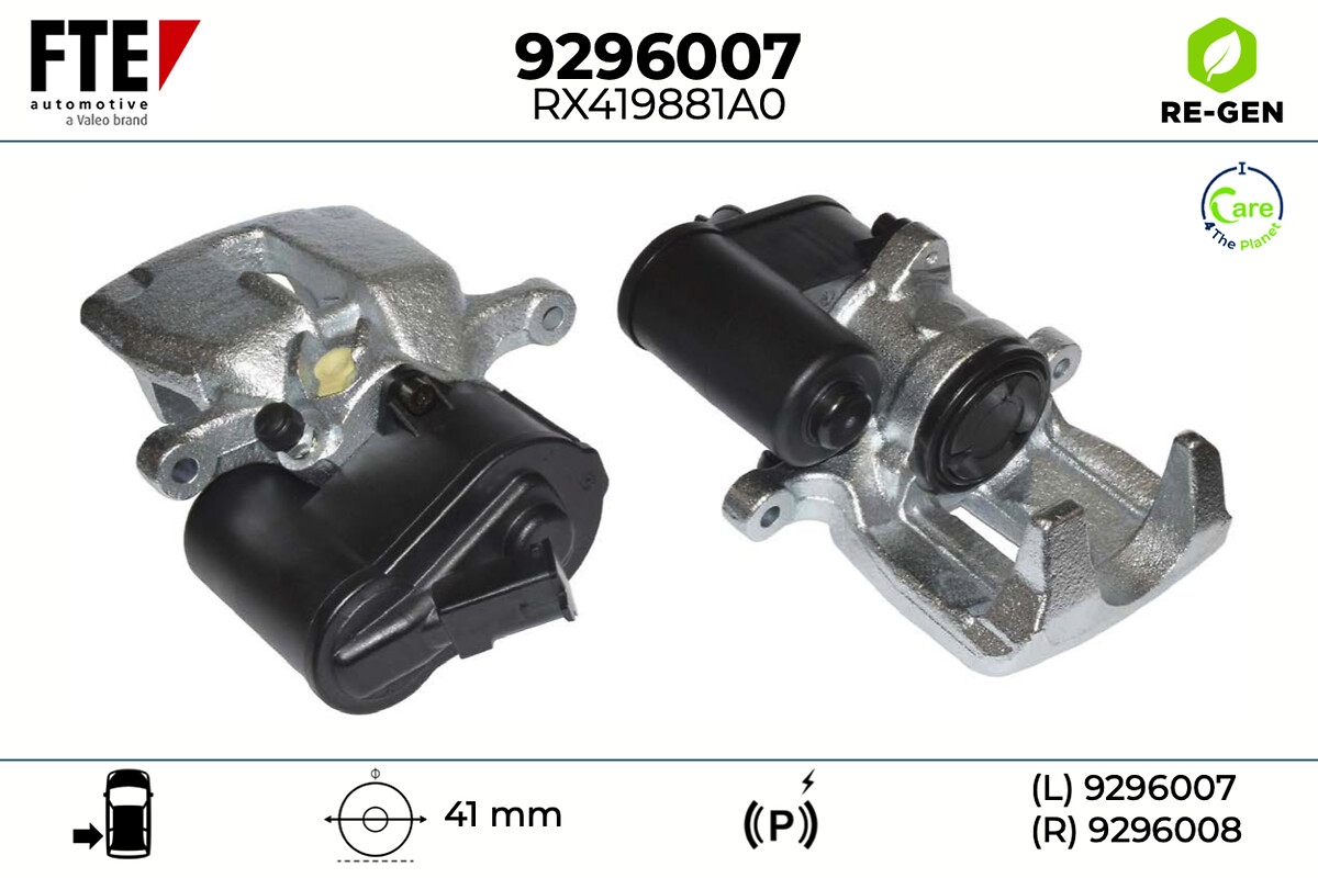 Étrier de frein FTE automotive GmbH ref. 9296007