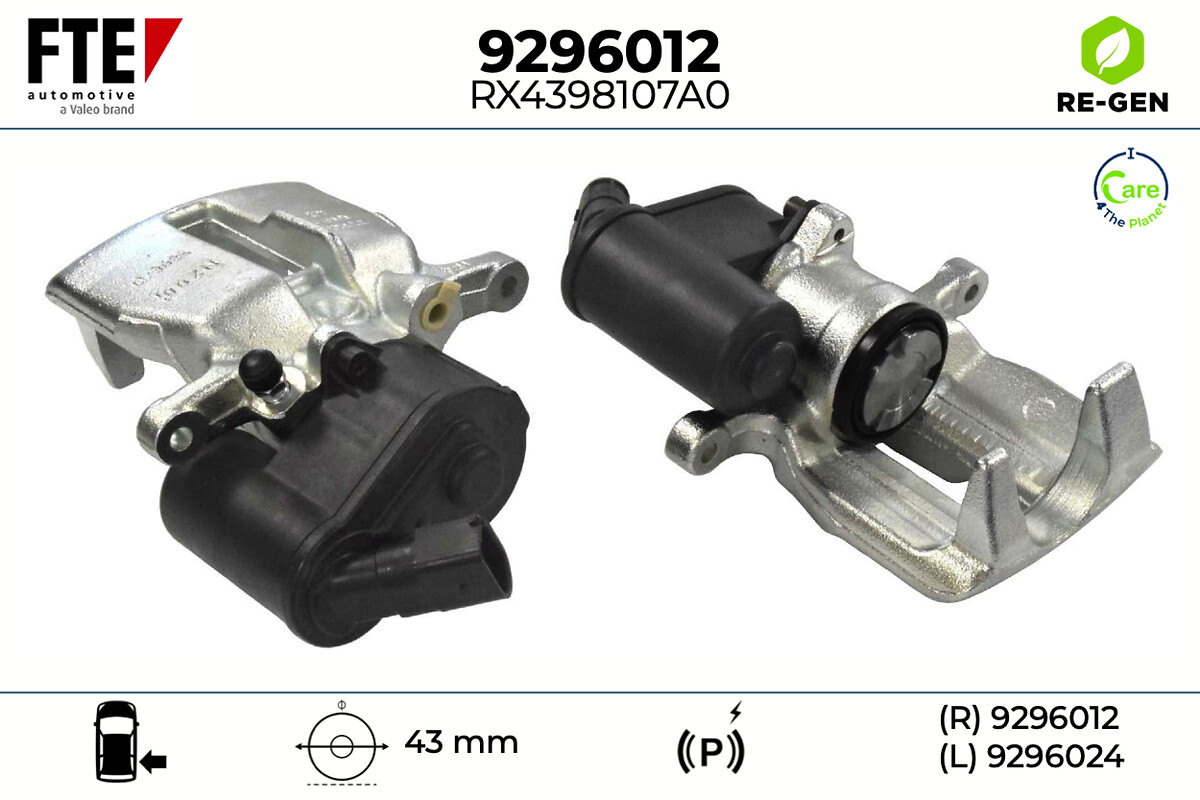 Étrier de frein FTE automotive GmbH 9296012