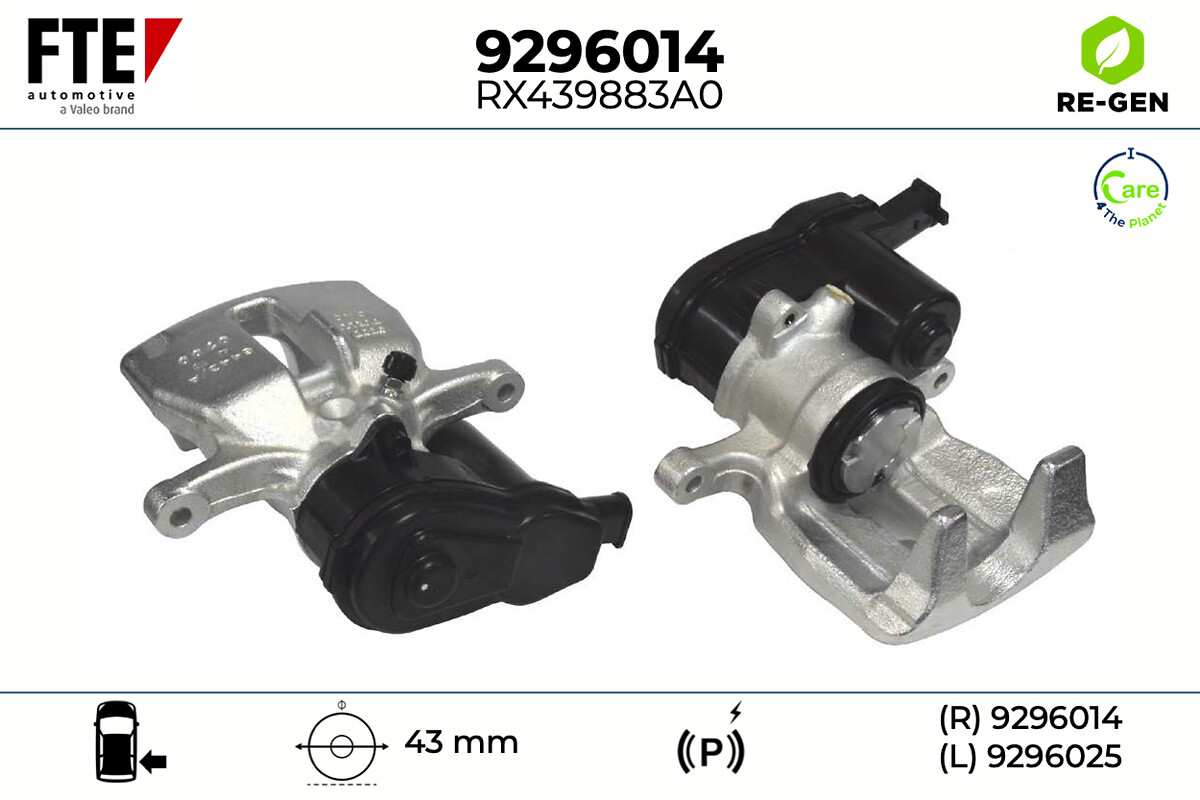 Étrier de frein FTE automotive GmbH ref. 9296014