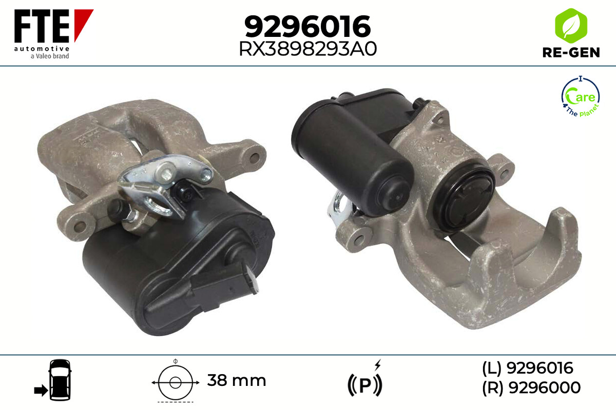 Étrier de frein FTE automotive GmbH ref. 9296016