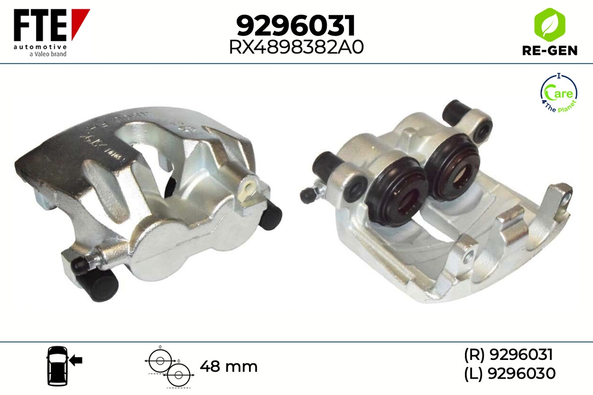 Étrier de frein FTE automotive GmbH 9296031