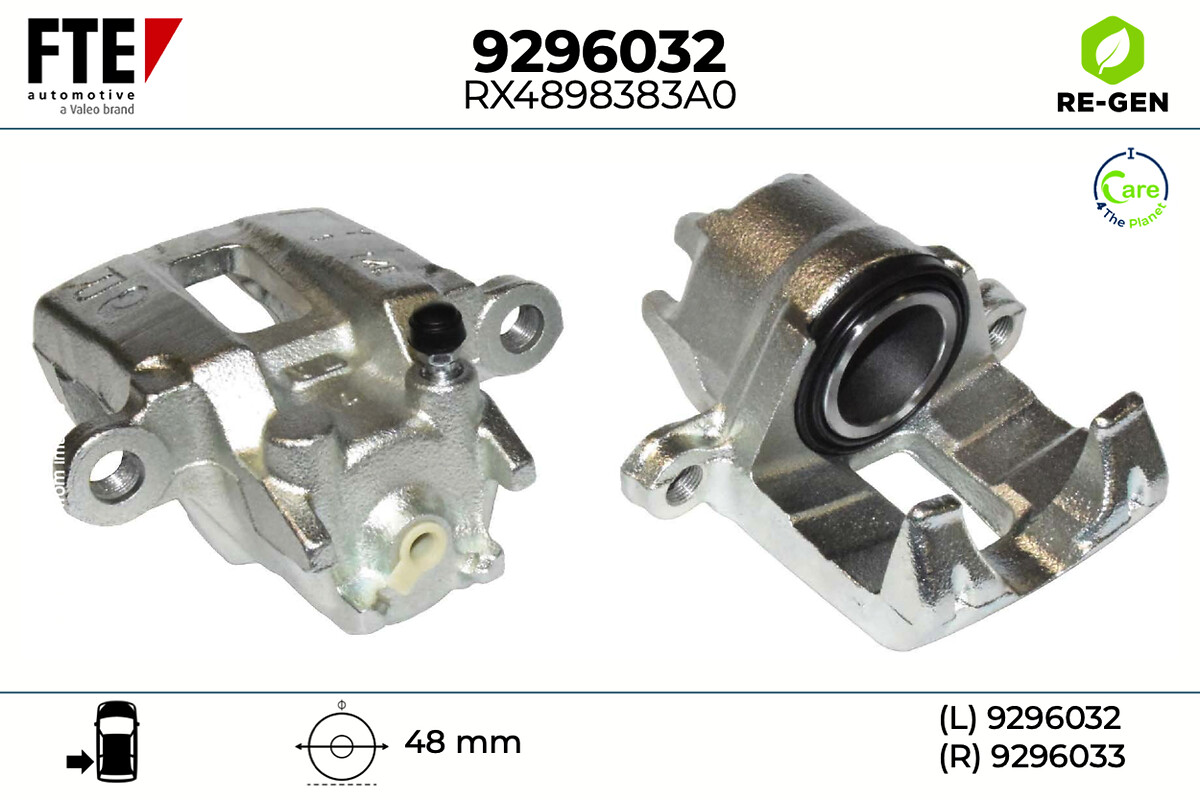 Étrier de frein FTE automotive GmbH ref. 9296032