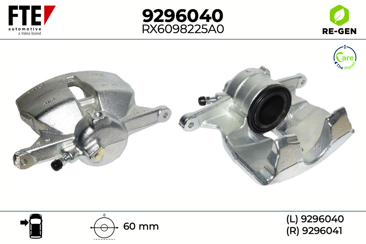 Étrier de frein FTE automotive GmbH ref. 9296040