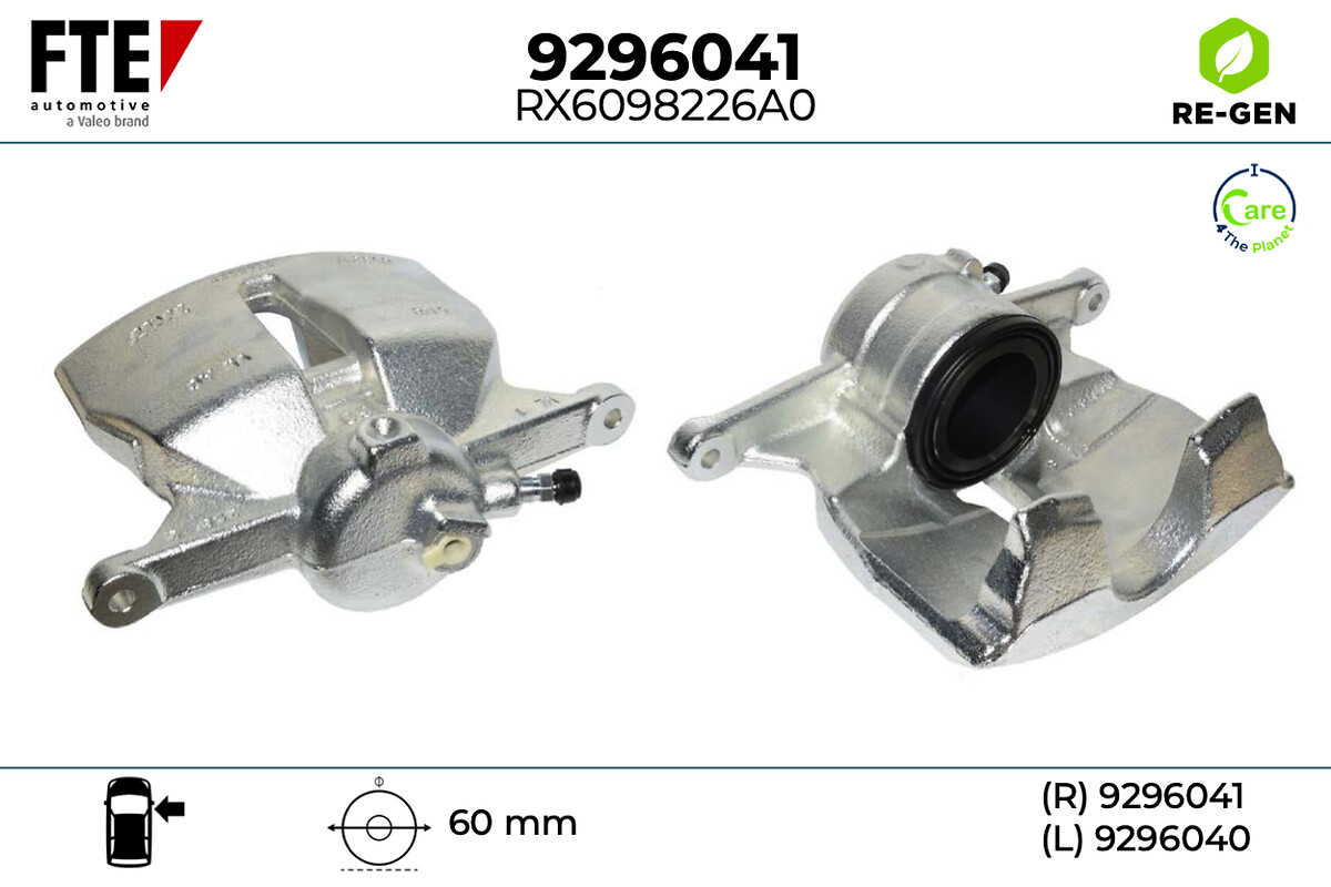 Étrier de frein FTE automotive GmbH 9296041