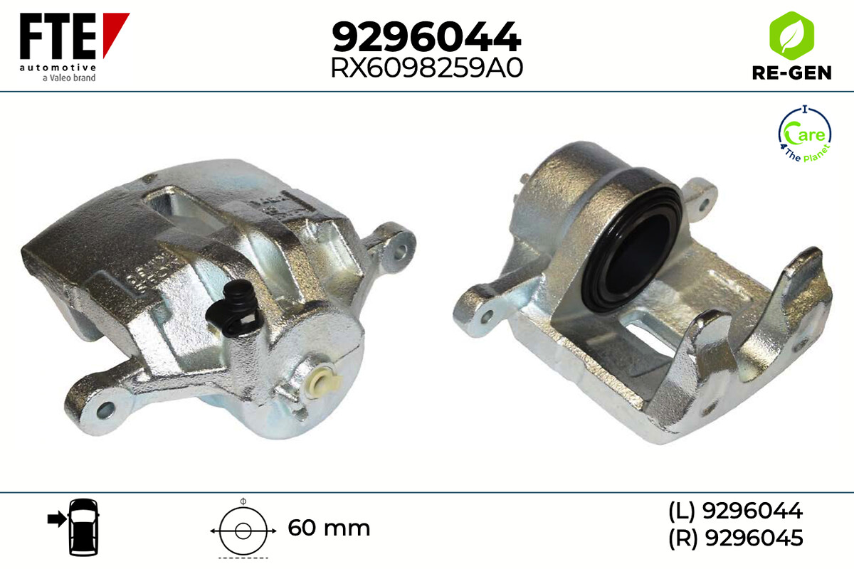 Étrier de frein FTE automotive GmbH ref. 9296044