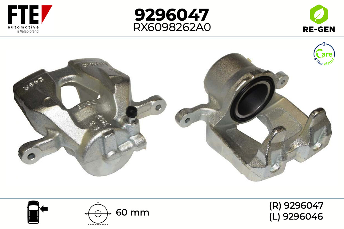 Étrier de frein FTE automotive GmbH ref. 9296047