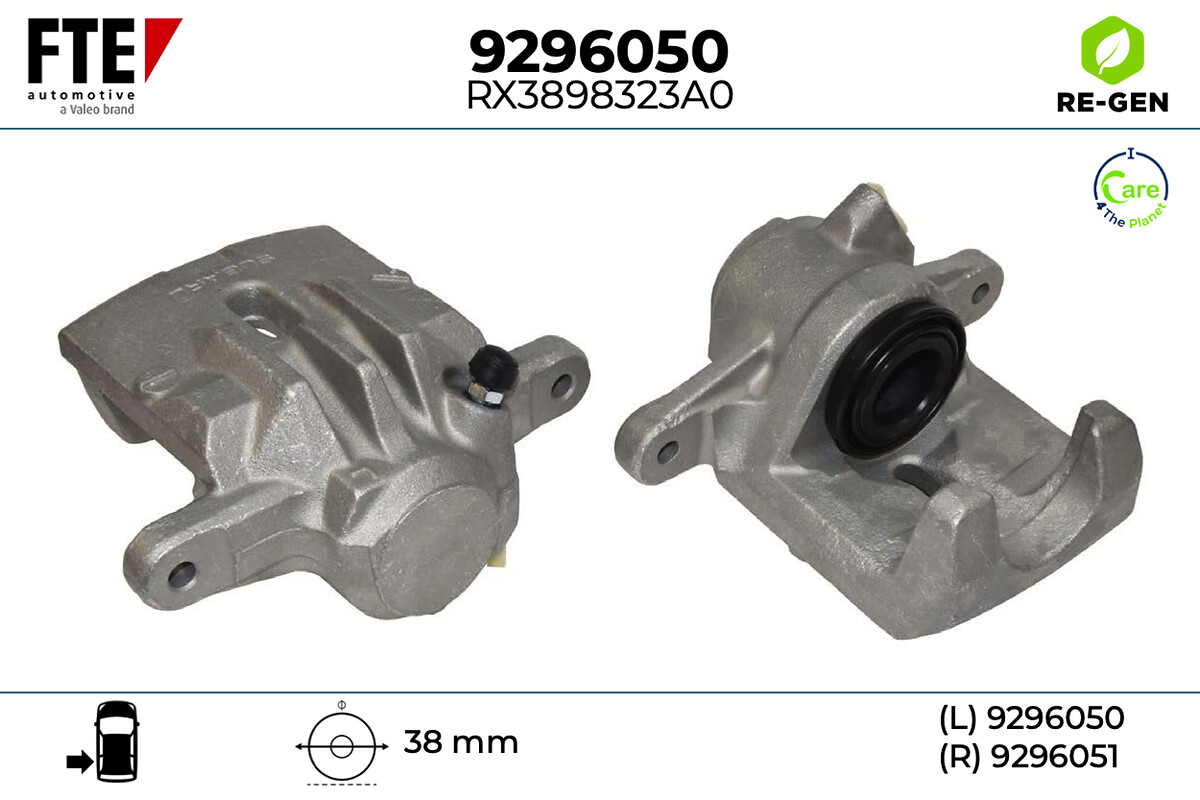 Étrier de frein FTE automotive GmbH ref. 9296050