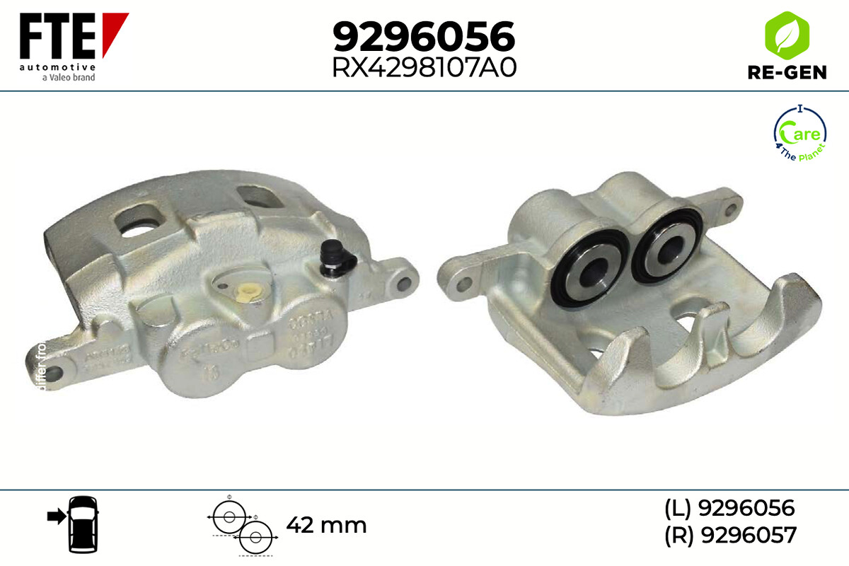 Étrier de frein FTE automotive GmbH ref. 9296056