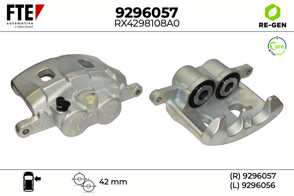 Étrier de frein FTE automotive GmbH ref. 9296057