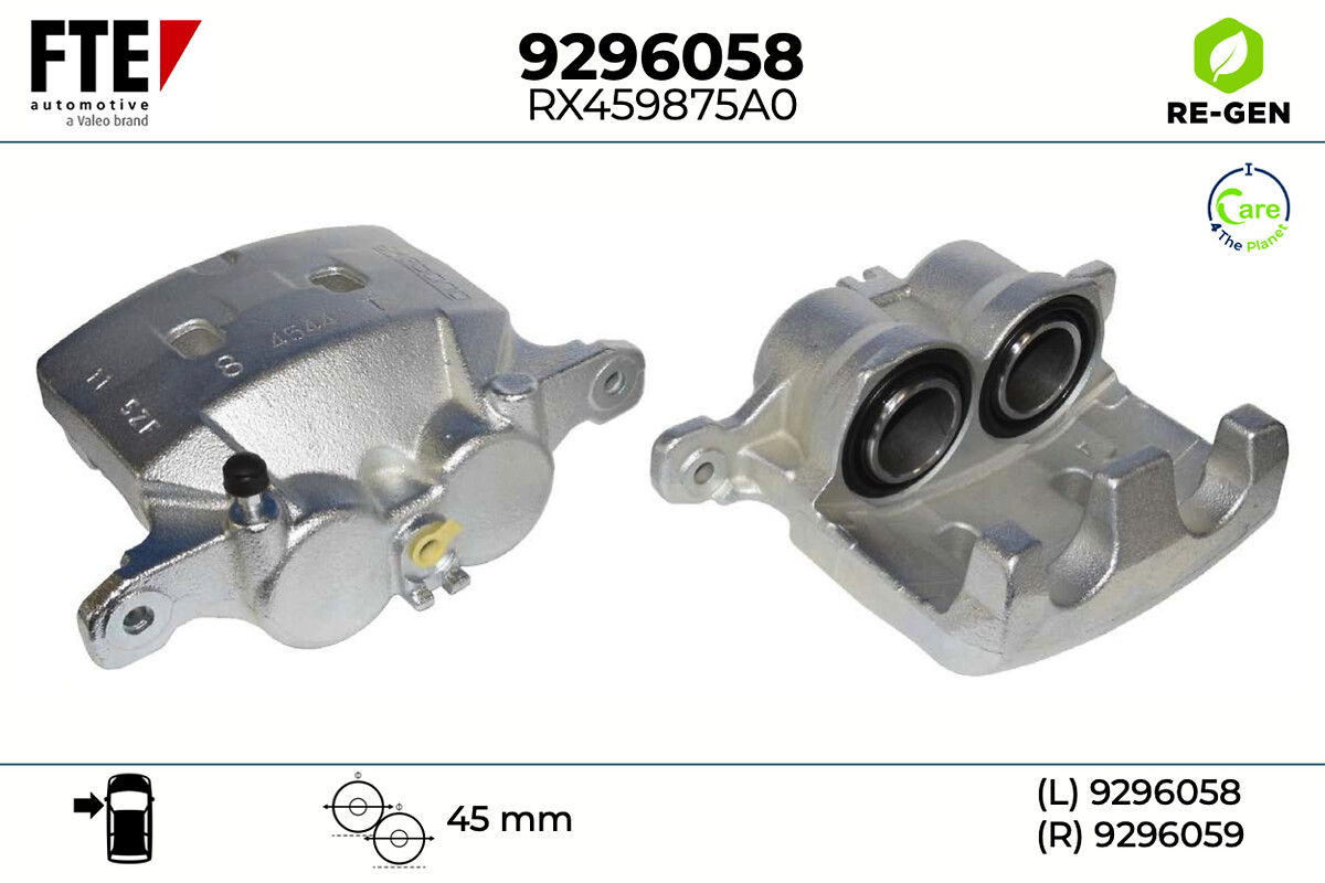 Étrier de frein FTE automotive GmbH ref. 9296058