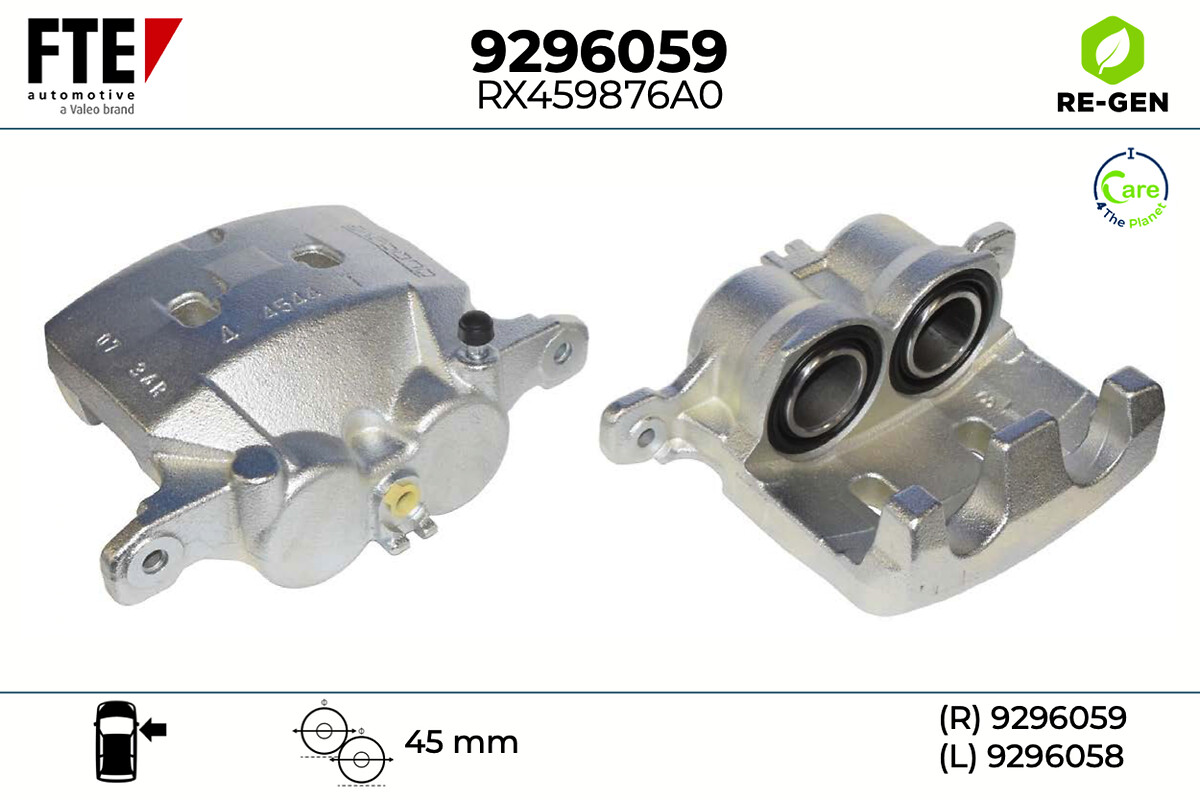 Étrier de frein FTE automotive GmbH ref. 9296059