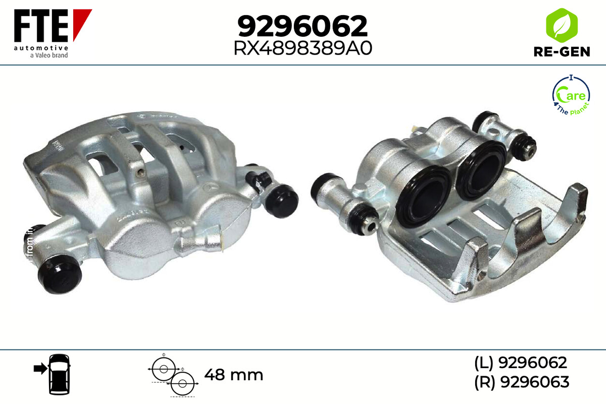 Étrier de frein FTE automotive GmbH ref. 9296062