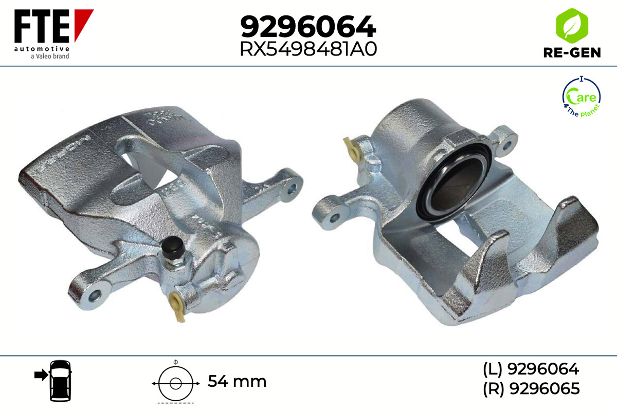 Étrier de frein FTE automotive GmbH ref. 9296064