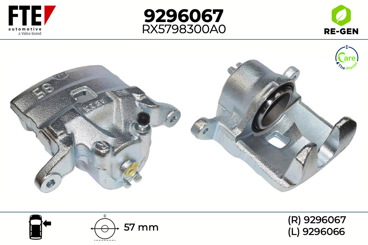 Étrier de frein FTE automotive GmbH ref. 9296067