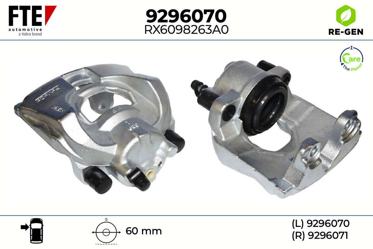 Étrier de frein FTE automotive GmbH ref. 9296070