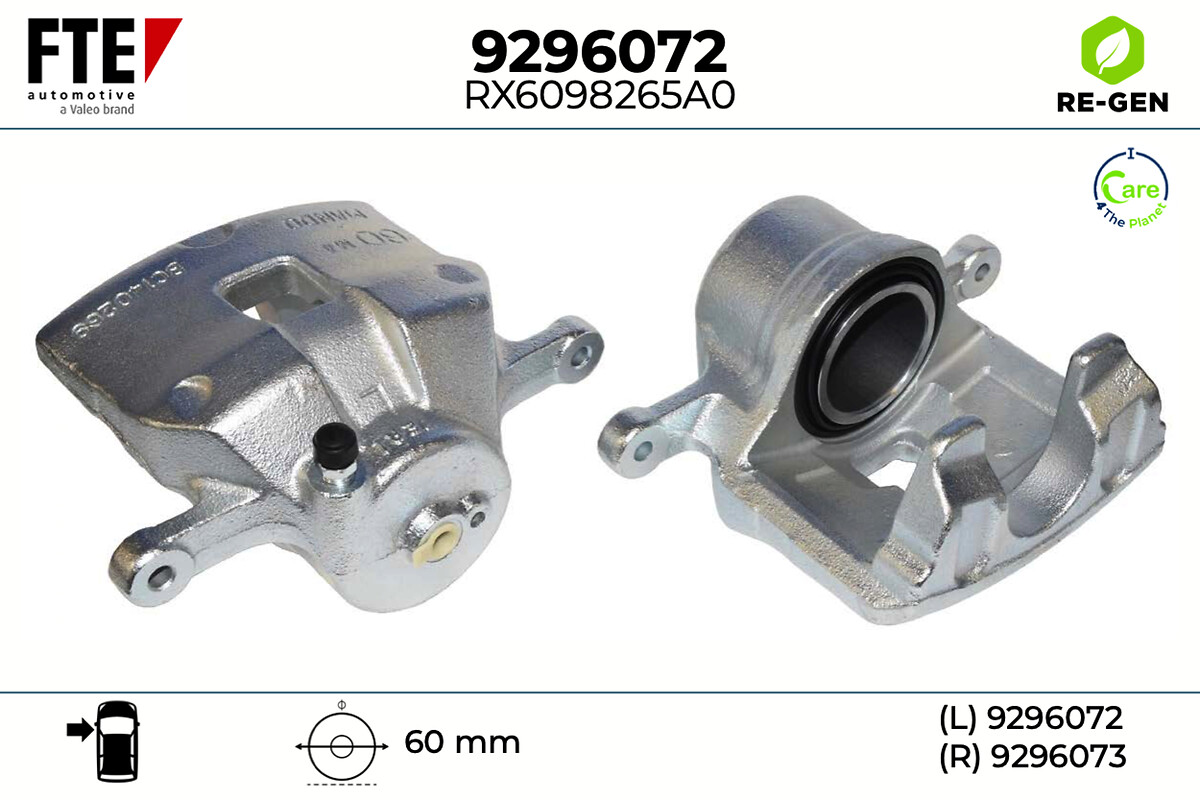 Étrier de frein FTE automotive GmbH ref. 9296072