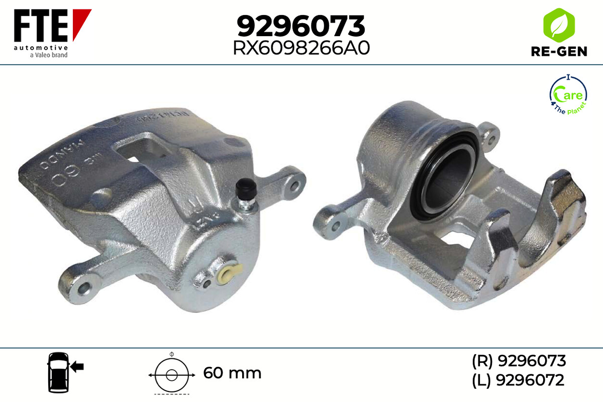 Étrier de frein FTE automotive GmbH ref. 9296073