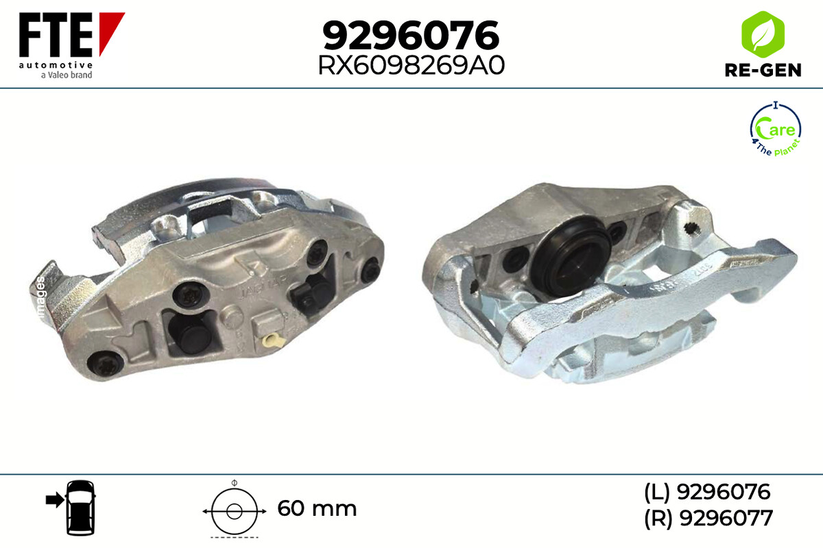 Étrier de frein FTE automotive GmbH ref. 9296076