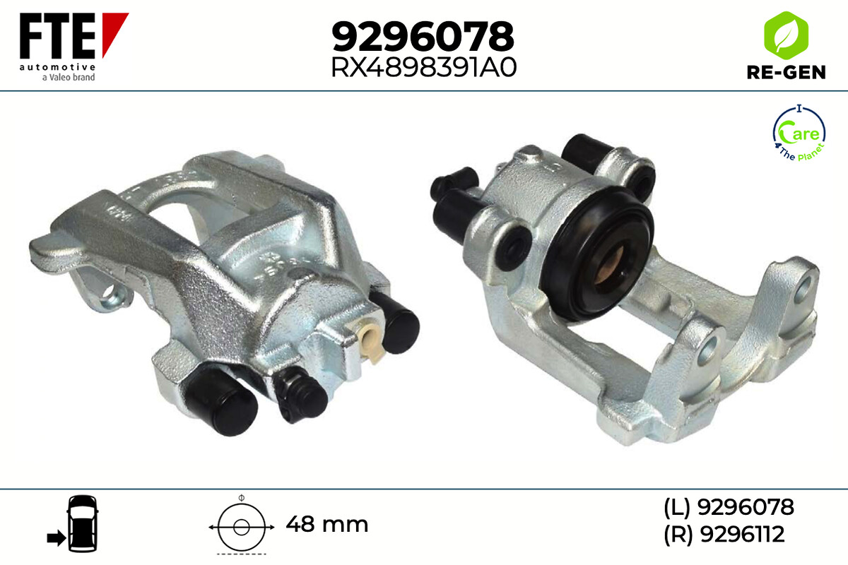 Étrier de frein FTE automotive GmbH ref. 9296078
