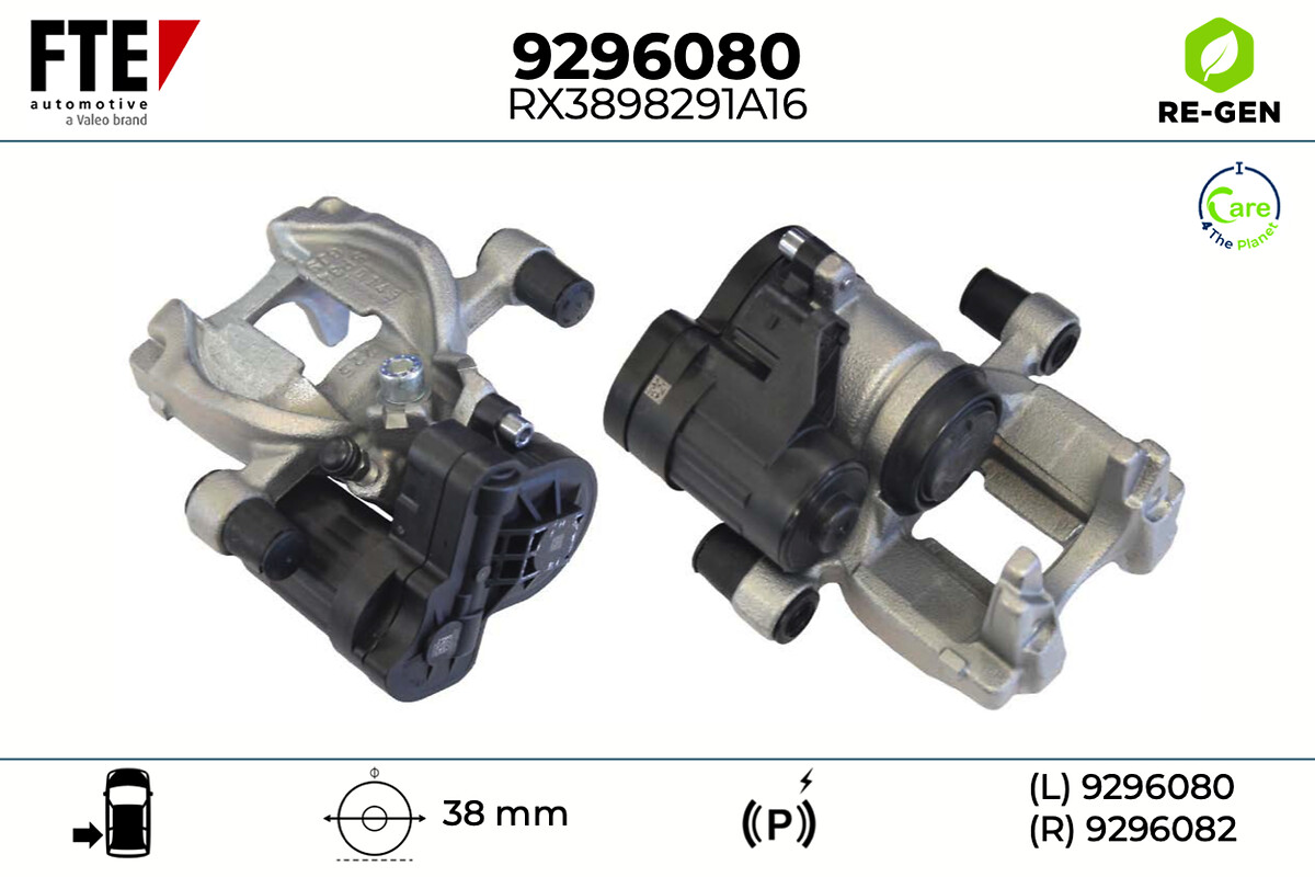 Étrier de frein FTE automotive GmbH ref. 9296080