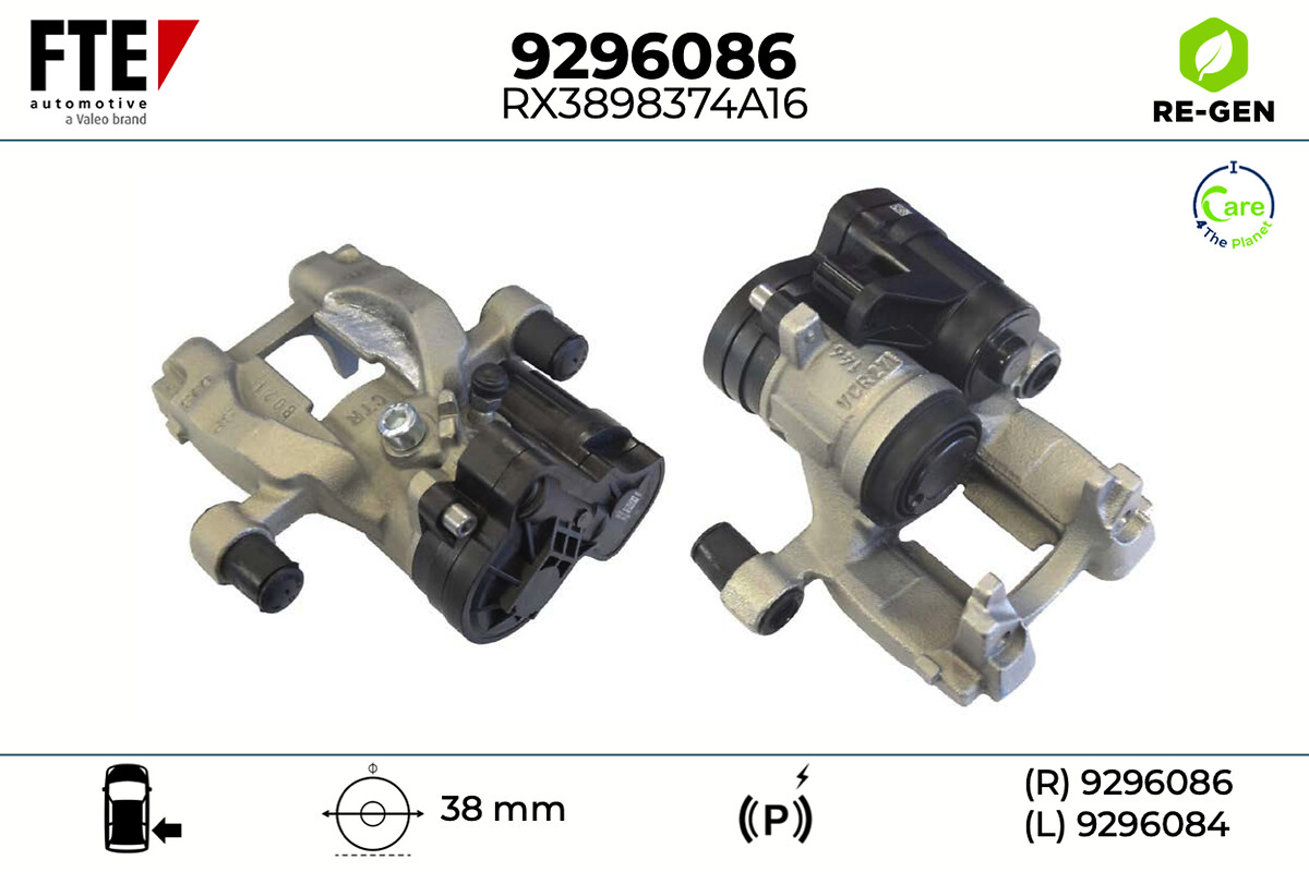Étrier de frein FTE automotive GmbH ref. 9296086