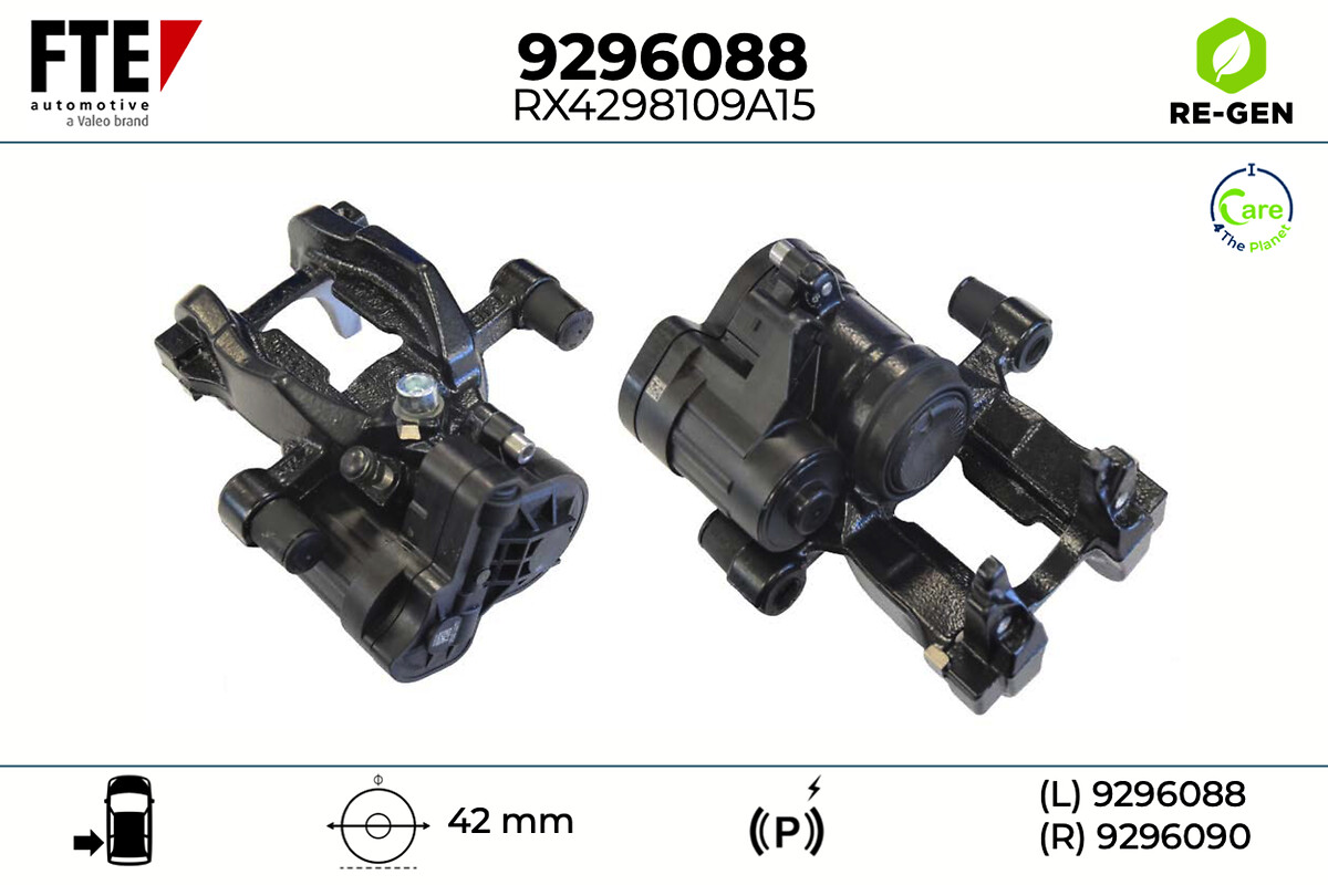 Étrier de frein FTE automotive GmbH ref. 9296088