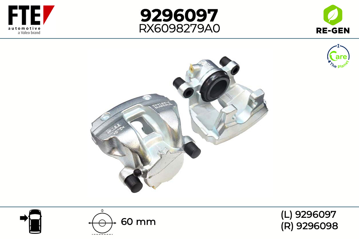 Étrier de frein FTE automotive GmbH ref. 9296097
