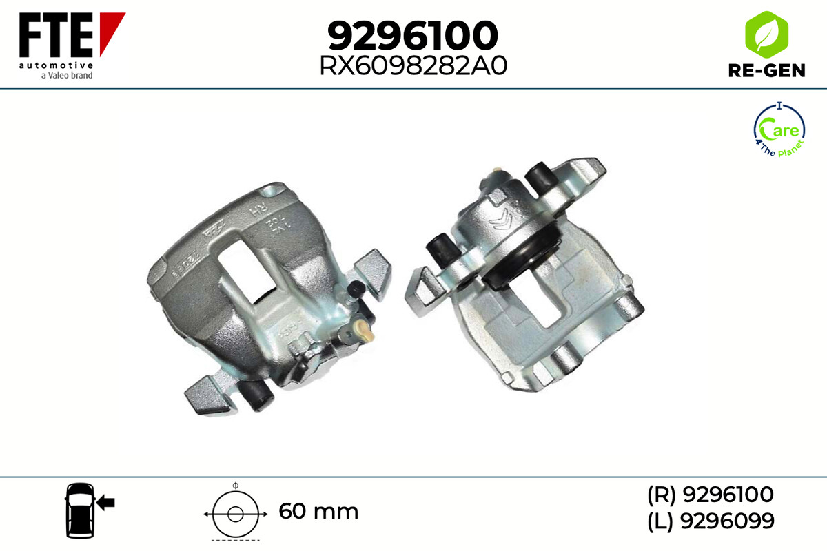 Étrier de frein FTE automotive GmbH ref. 9296100