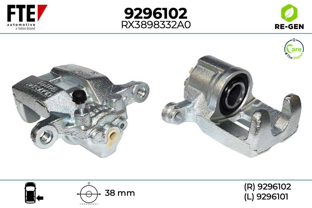 Étrier de frein FTE automotive GmbH ref. 9296102