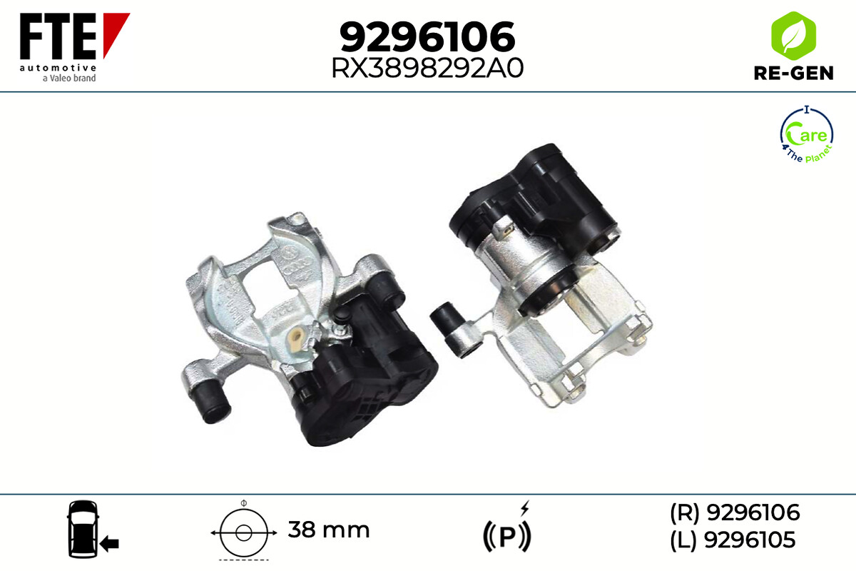 Étrier de frein FTE automotive GmbH ref. 9296106