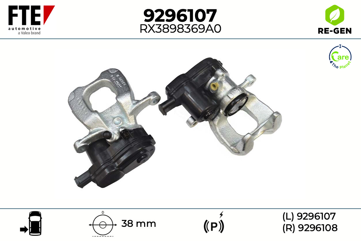 Étrier de frein FTE automotive GmbH ref. 9296107