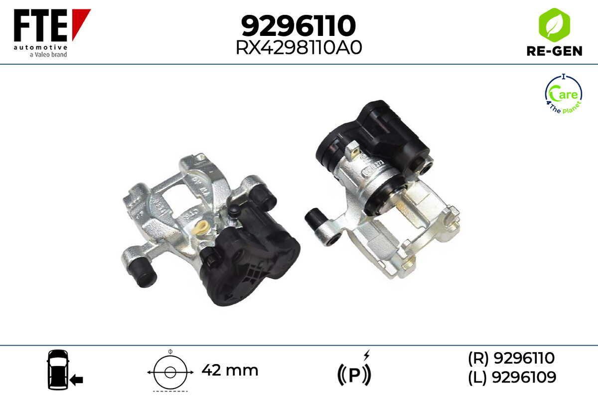 Étrier de frein FTE automotive GmbH ref. 9296110