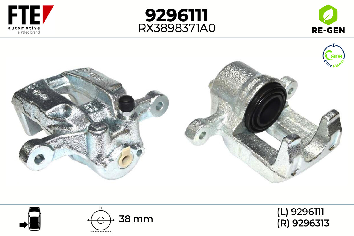 Étrier de frein FTE automotive GmbH 9296111