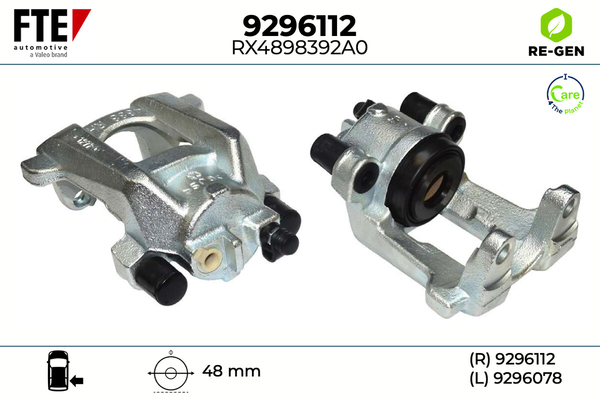 Étrier de frein FTE automotive GmbH ref. 9296112