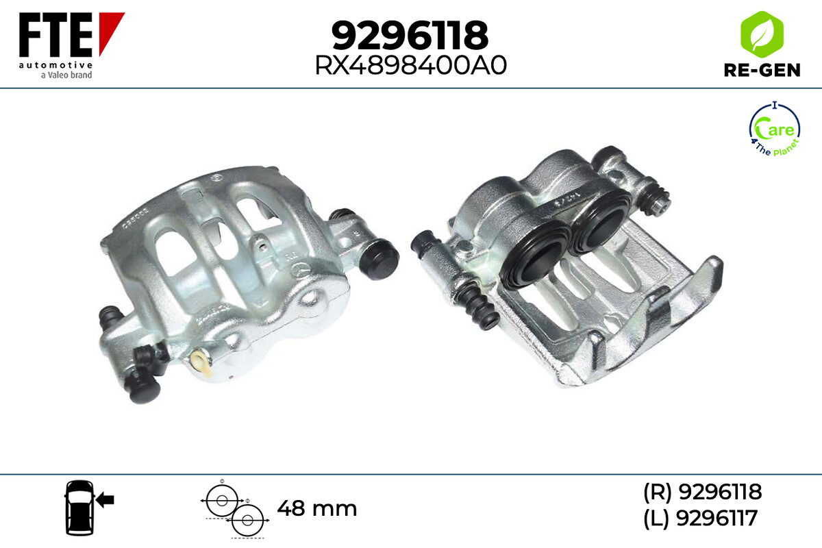 Étrier de frein FTE automotive GmbH 9296118