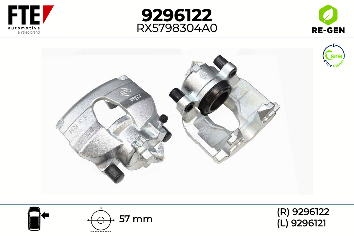 Étrier de frein FTE automotive GmbH ref. 9296122