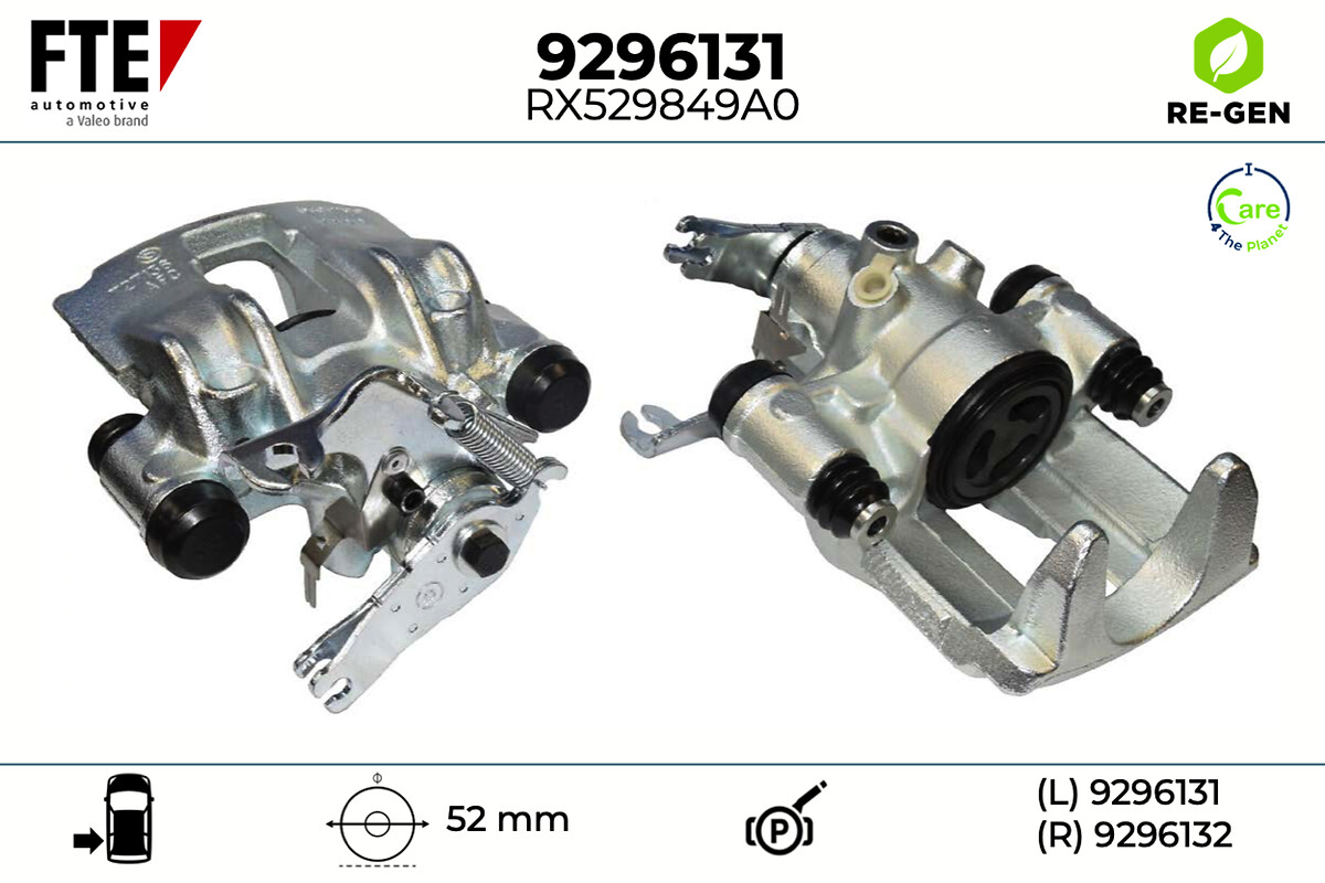 Étrier de frein FTE automotive GmbH ref. 9296131