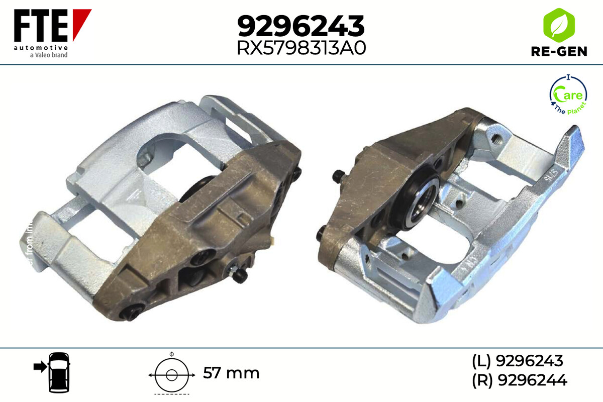 Étrier de frein FTE automotive GmbH ref. 9296243