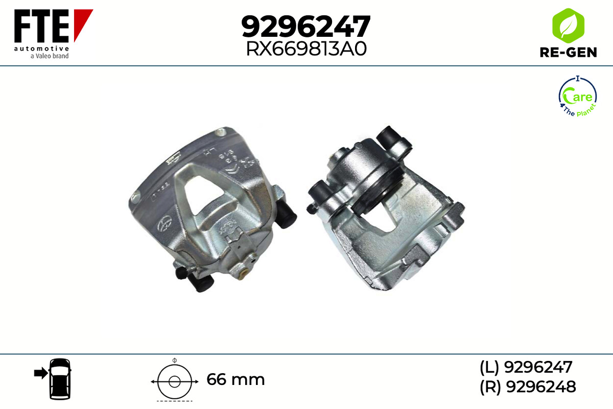 Étrier de frein FTE automotive GmbH ref. 9296247