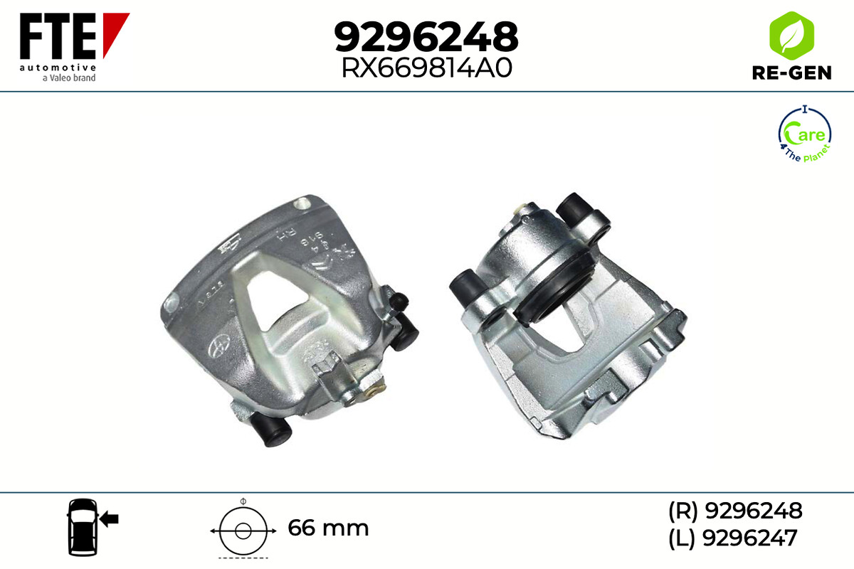 Étrier de frein FTE automotive GmbH ref. 9296248